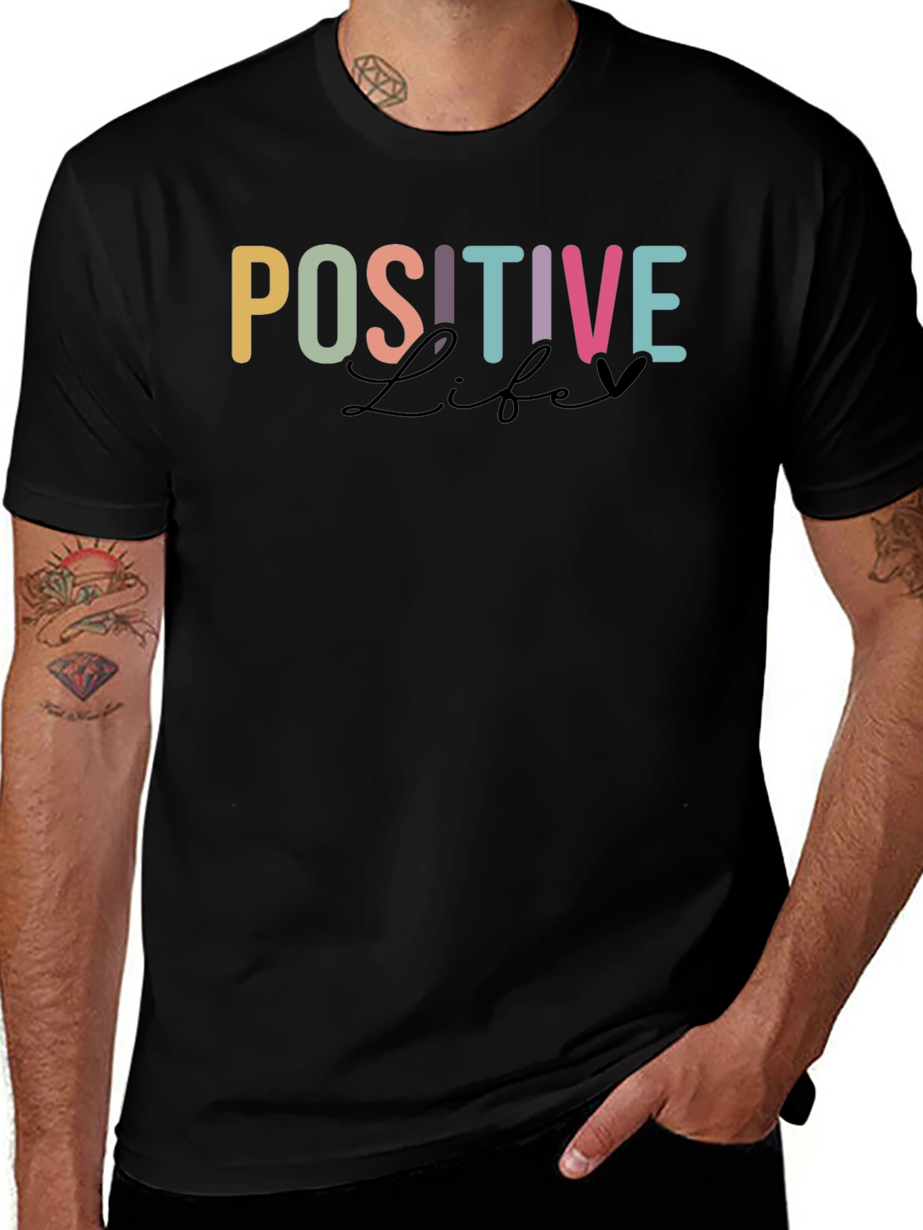 Positive Life Graphic Tee - Comfort Fit