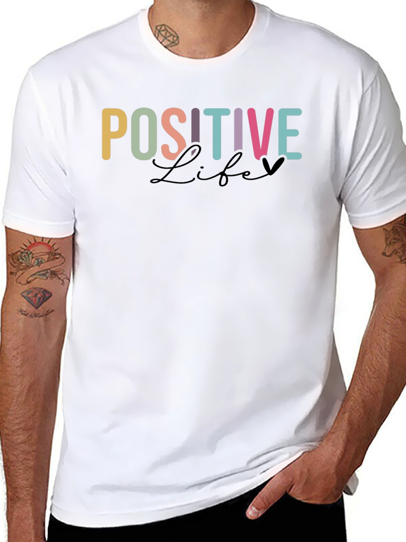 Positive Life Graphic Tee - Comfort Fit