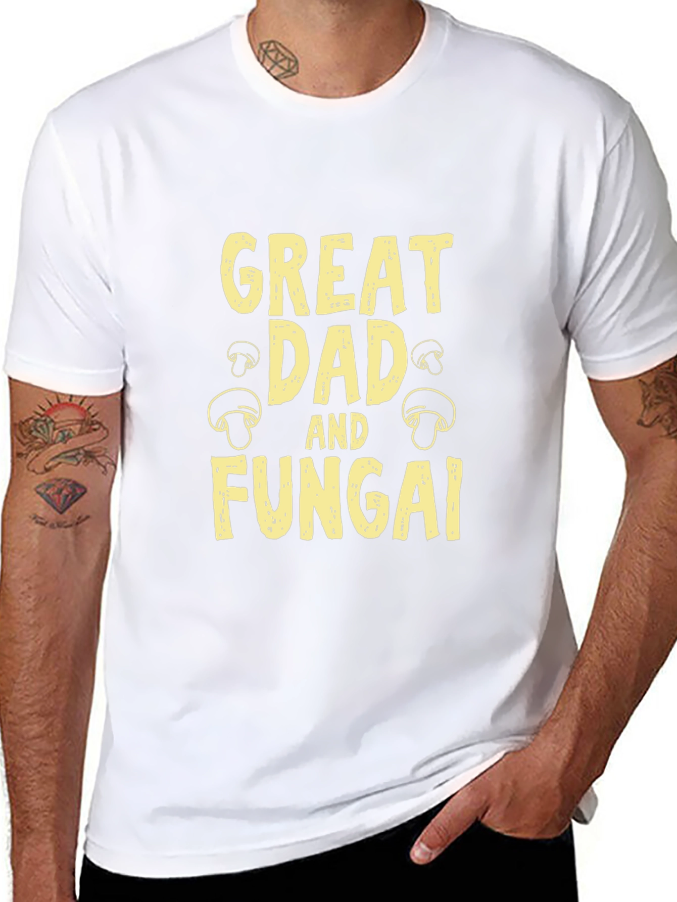 Great Dad and Fungai Graphic T-Shirt