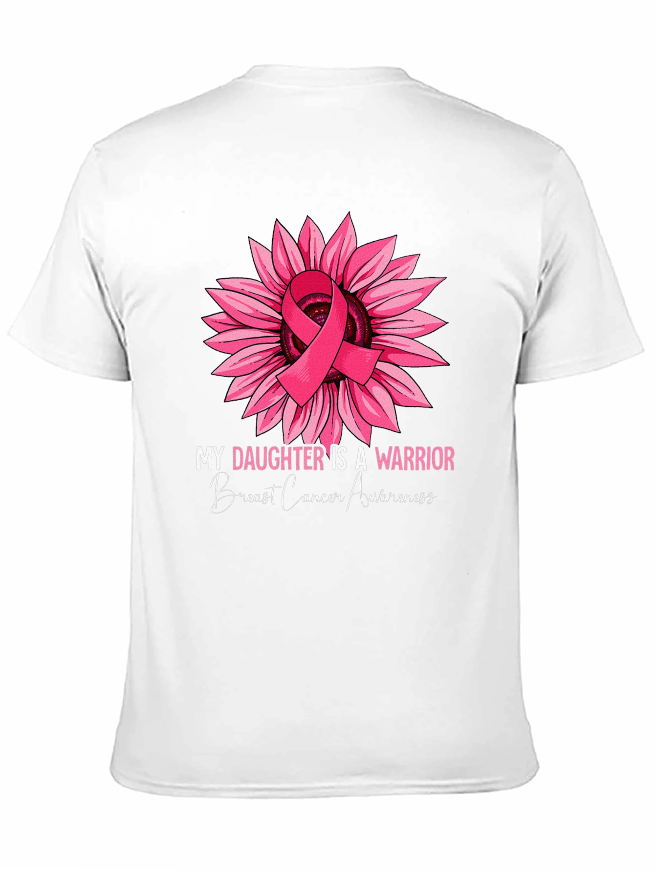 Breast Cancer Awareness Sunflower Warrior T-Shirt