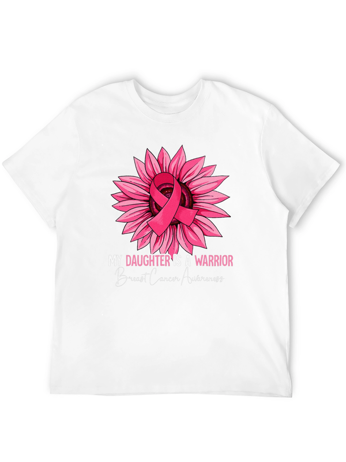 Breast Cancer Awareness Sunflower Warrior T-Shirt
