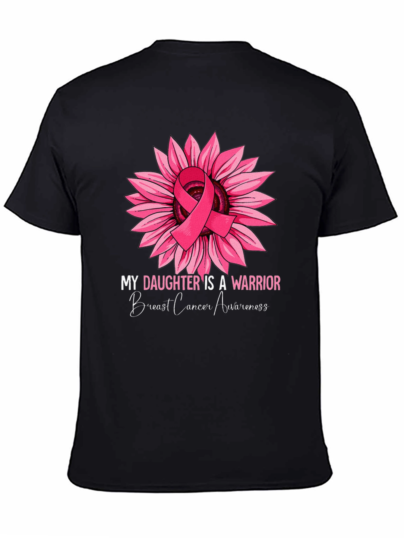 Breast Cancer Awareness Sunflower Warrior T-Shirt
