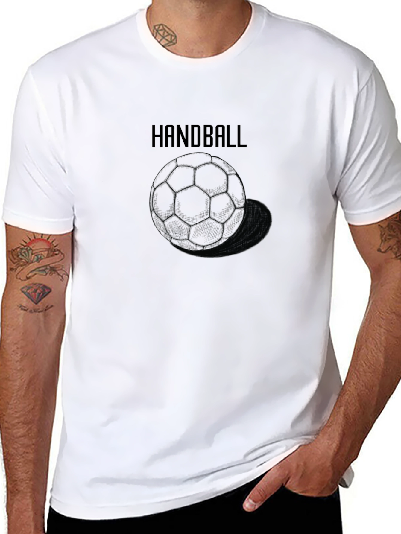 Handball Graphic T-Shirt - Sporty & Stylish