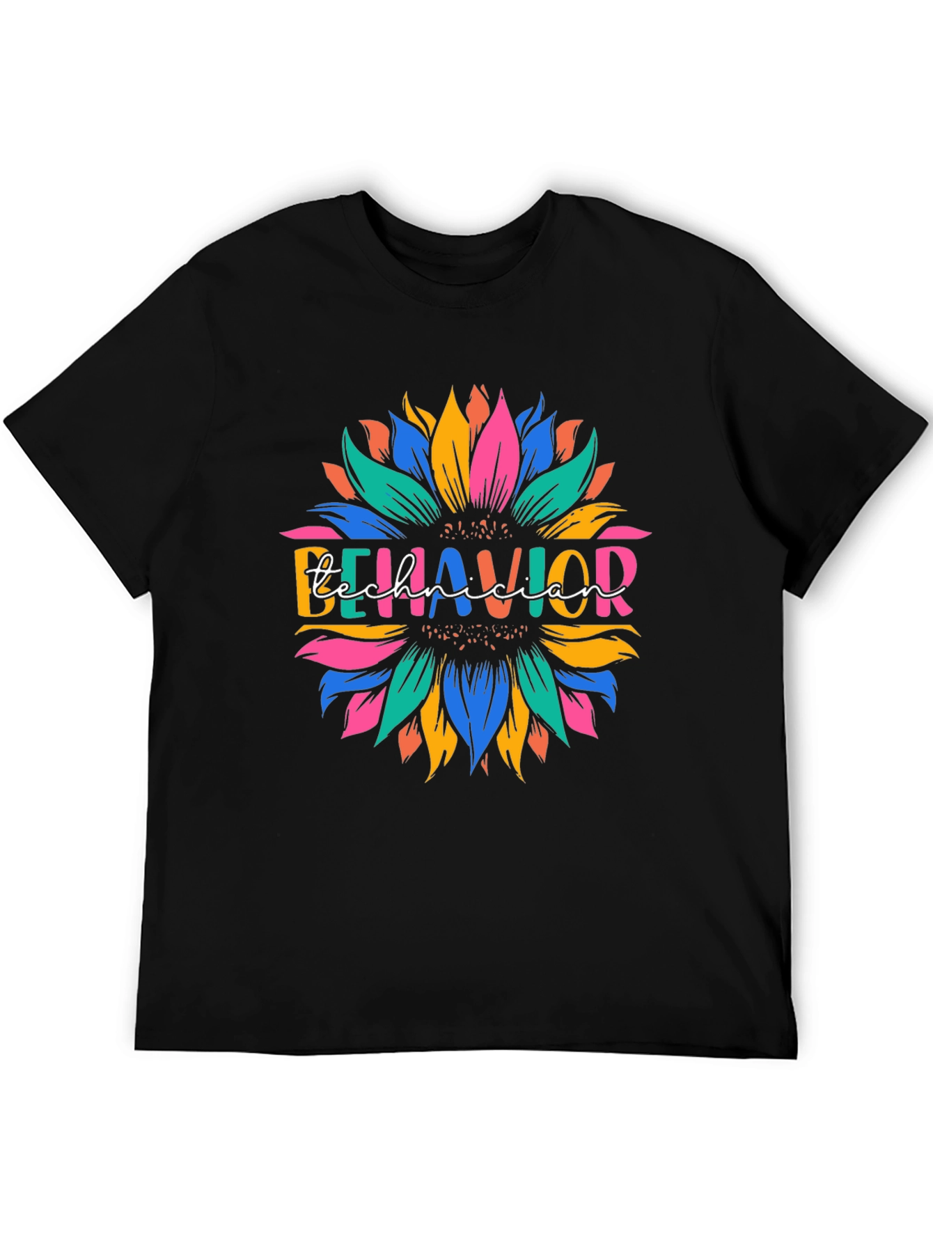 Behavior Technician Sunflower Graphic T-Shirt