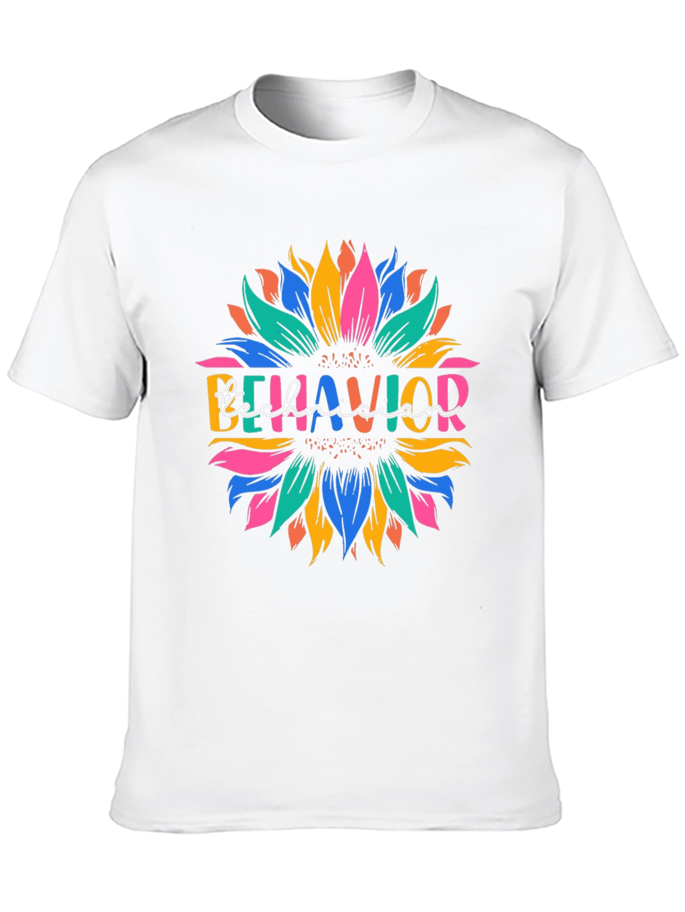 Behavior Technician Sunflower Graphic T-Shirt