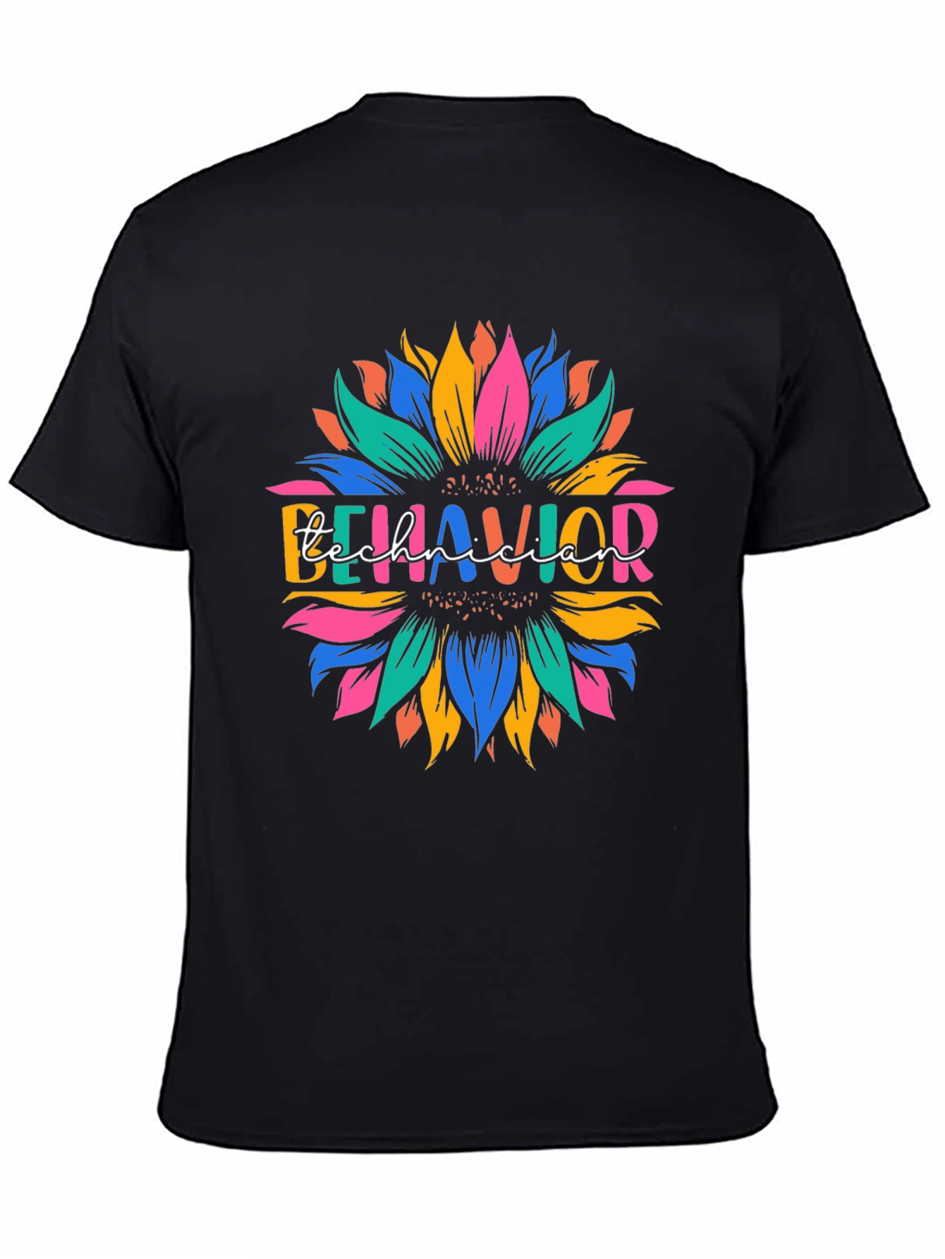 Behavior Technician Sunflower Graphic T-Shirt