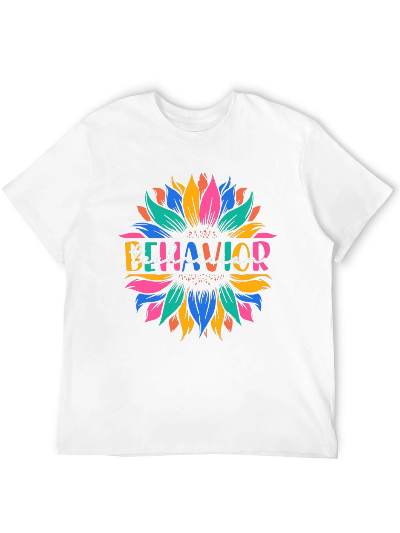 Behavior Technician Sunflower Graphic T-Shirt