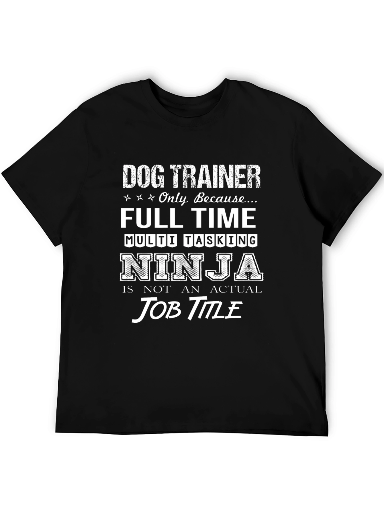 Dog Trainer Ninja Graphic T-Shirt