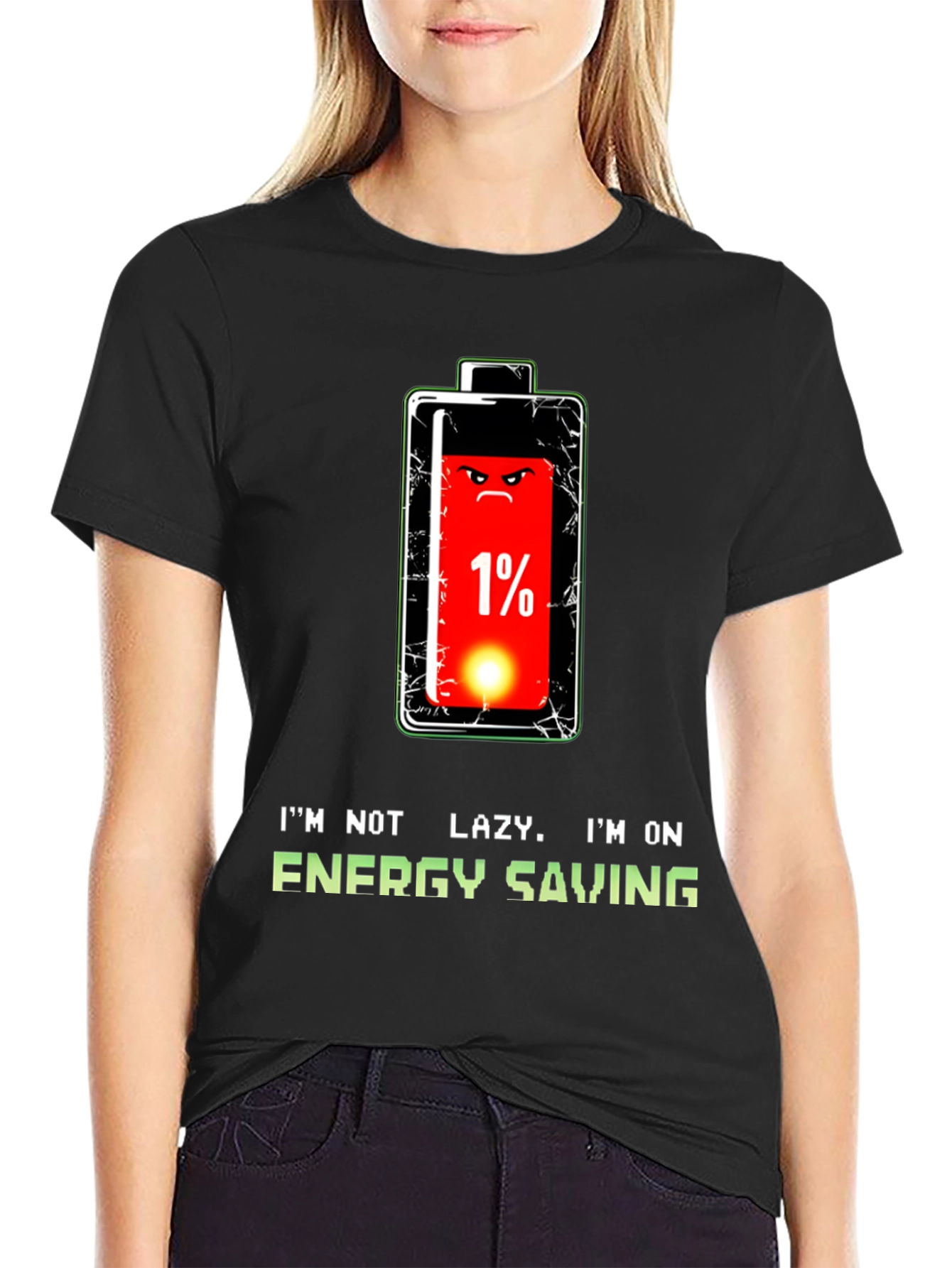 Funny Energy Saving Mode T-Shirt