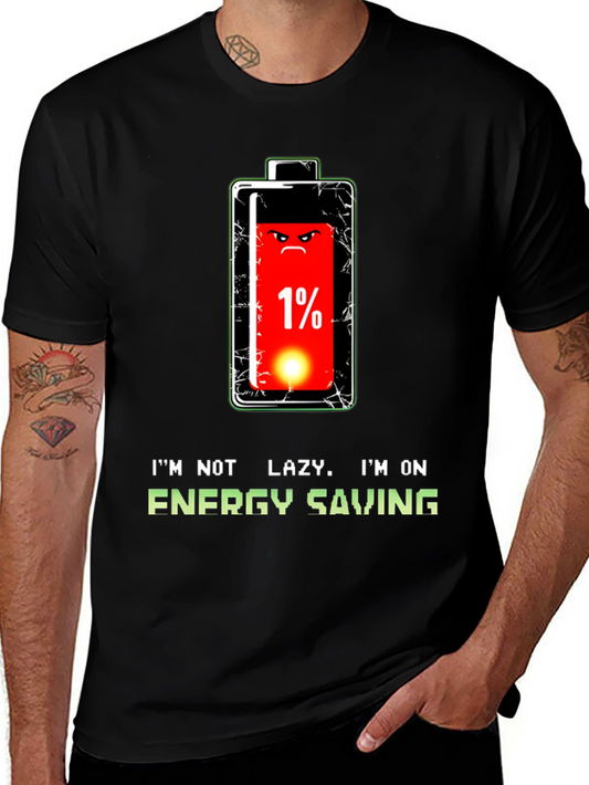 Funny Energy Saving Mode T-Shirt