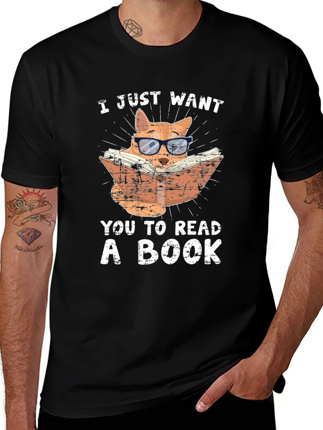I Just Want You to Read a Book T-Shirt