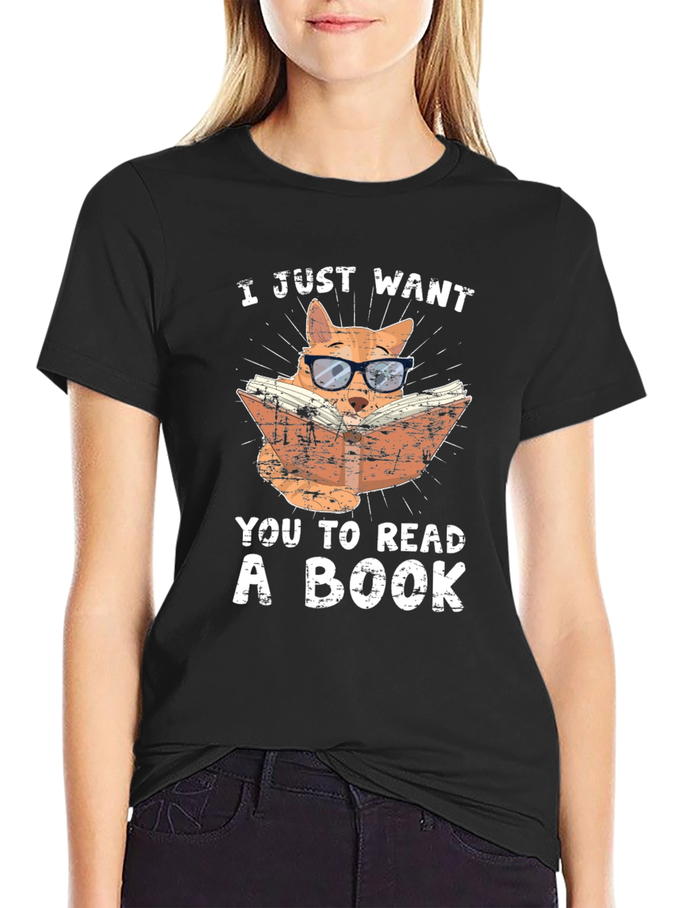 I Just Want You to Read a Book T-Shirt