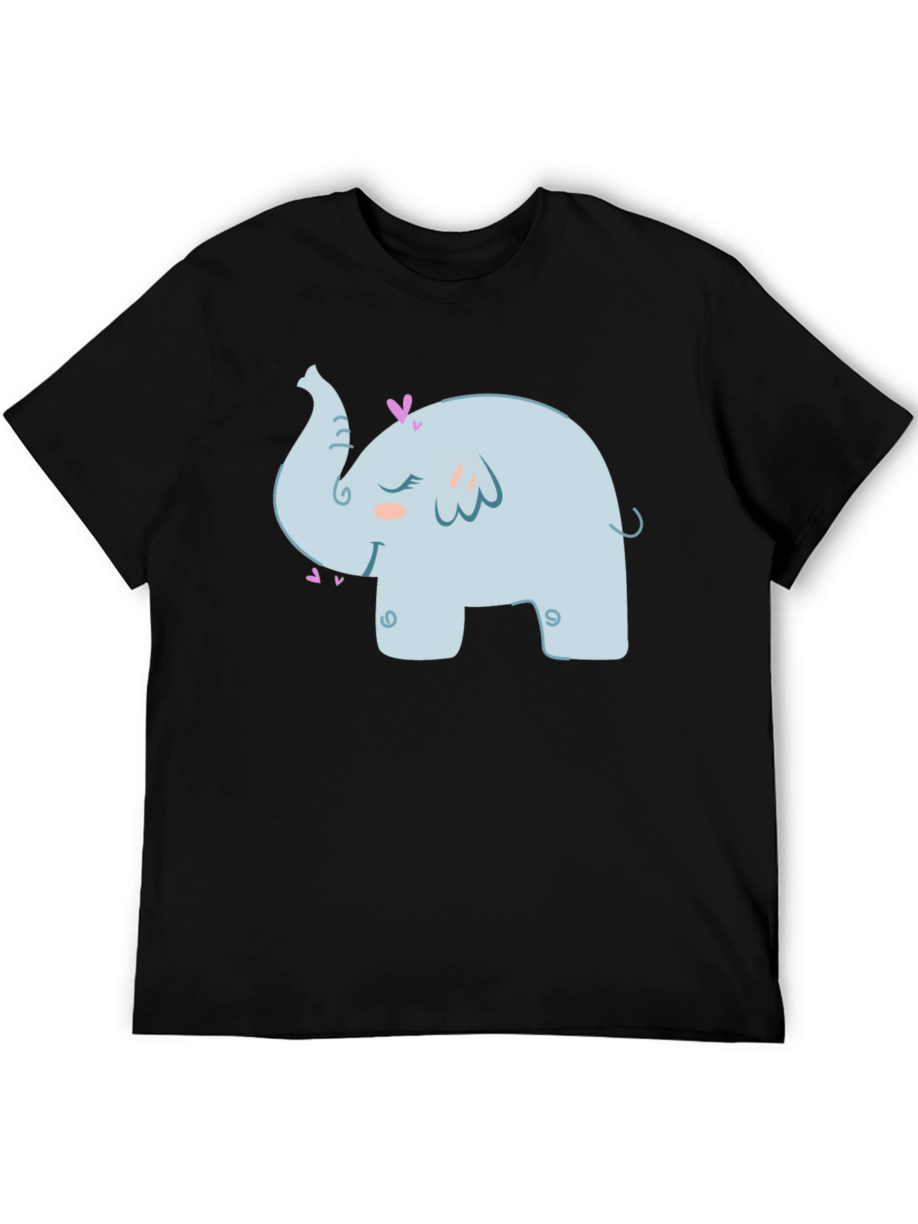 Cute Elephant Graphic T-Shirt