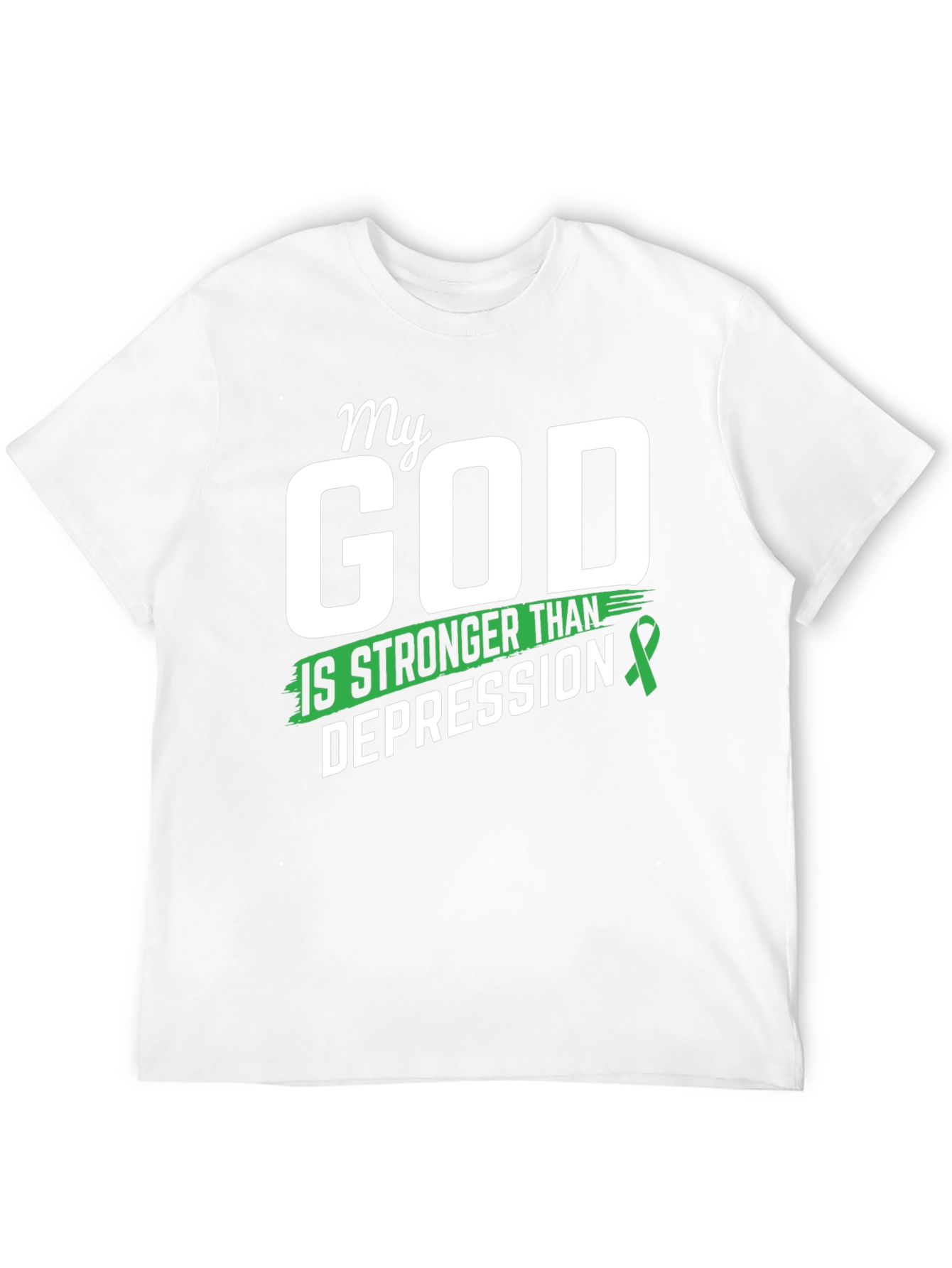 My God Is Stronger Than Depression T-Shirt