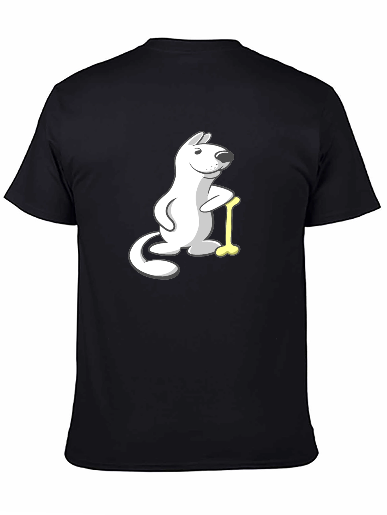Cartoon Dog with Bone T-Shirt