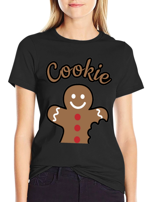 Gingerbread Cookie Bite Christmas T-Shirt