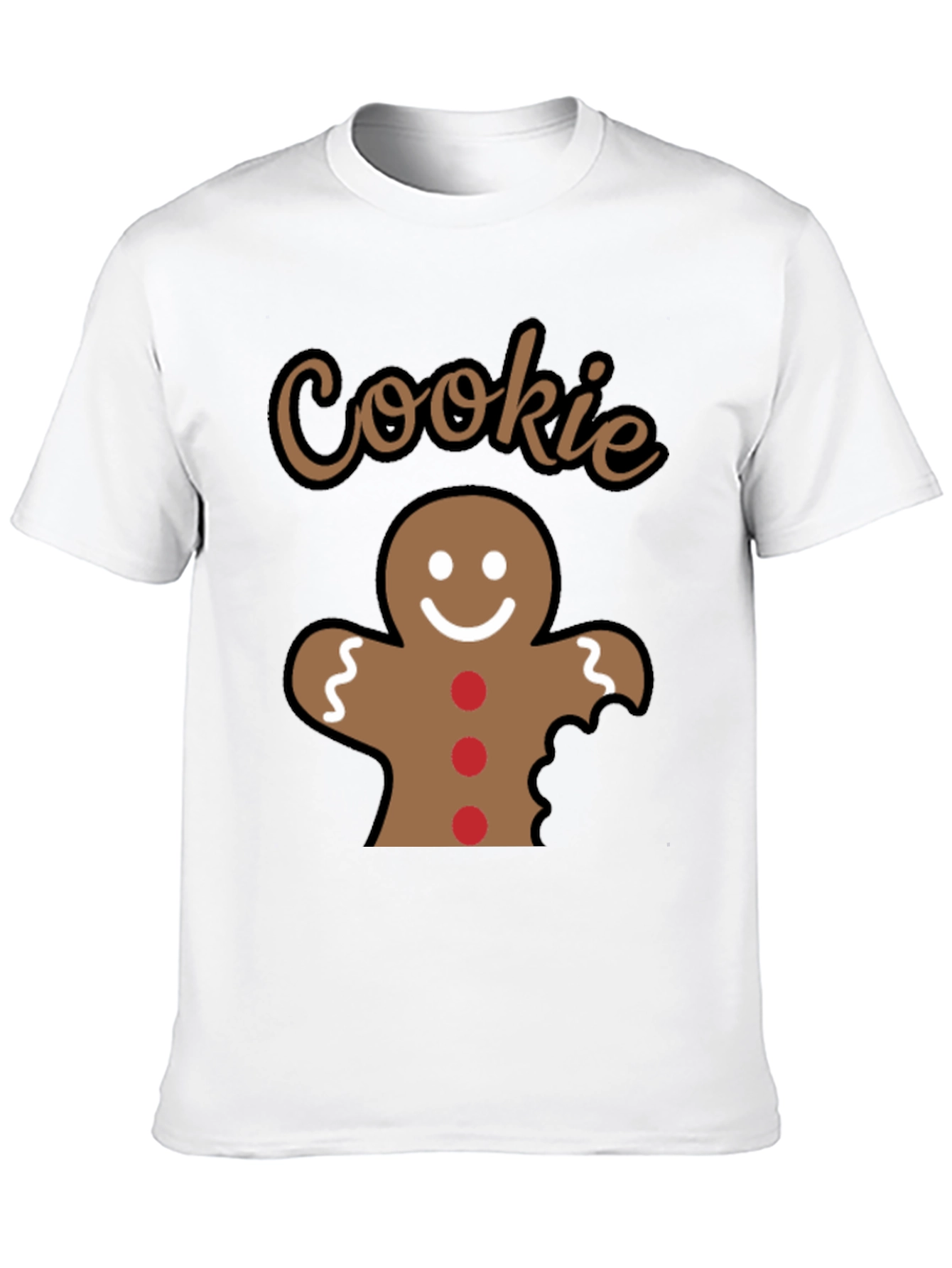 Gingerbread Cookie Bite Christmas T-Shirt