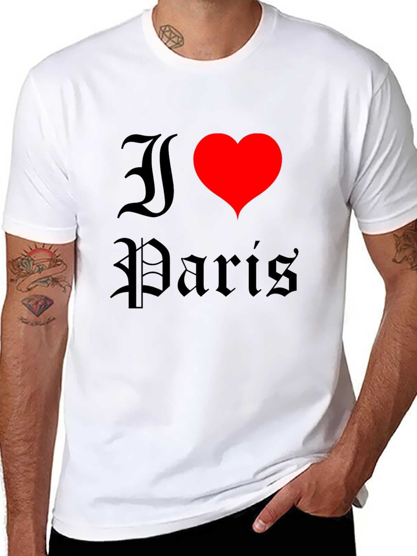 I Love Paris T-Shirt - Classic Design