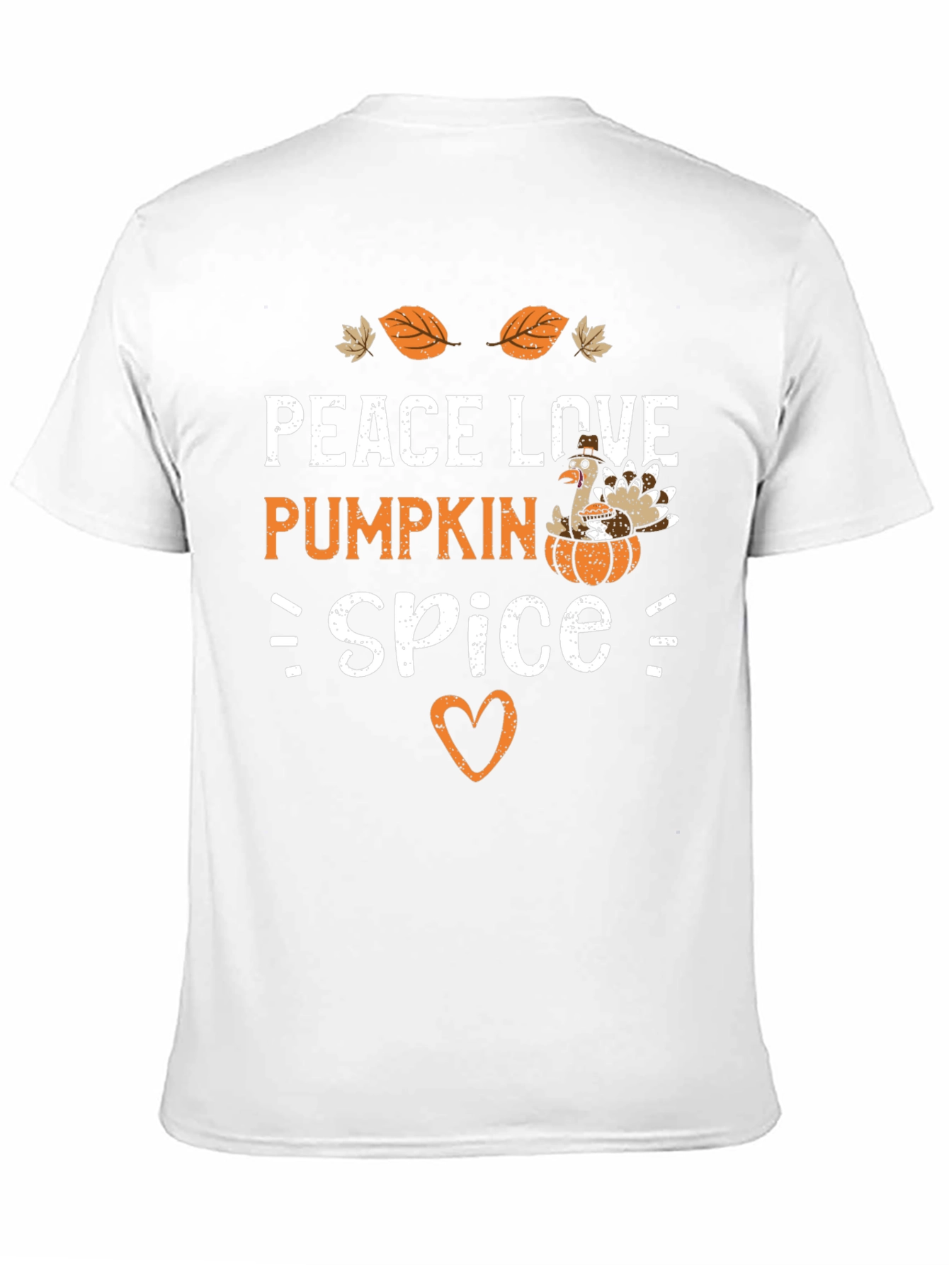 Peace Love Pumpkin Spice Thanksgiving T-Shirt