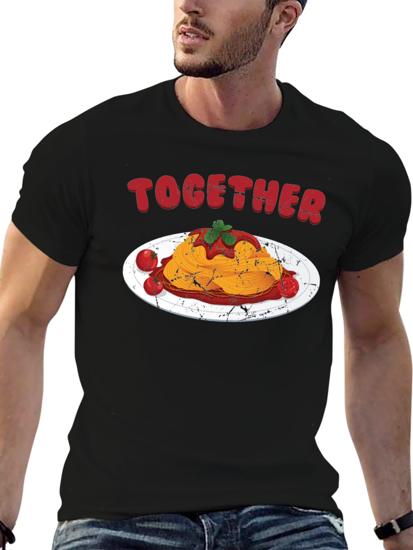 Together Spaghetti Graphic T-Shirt
