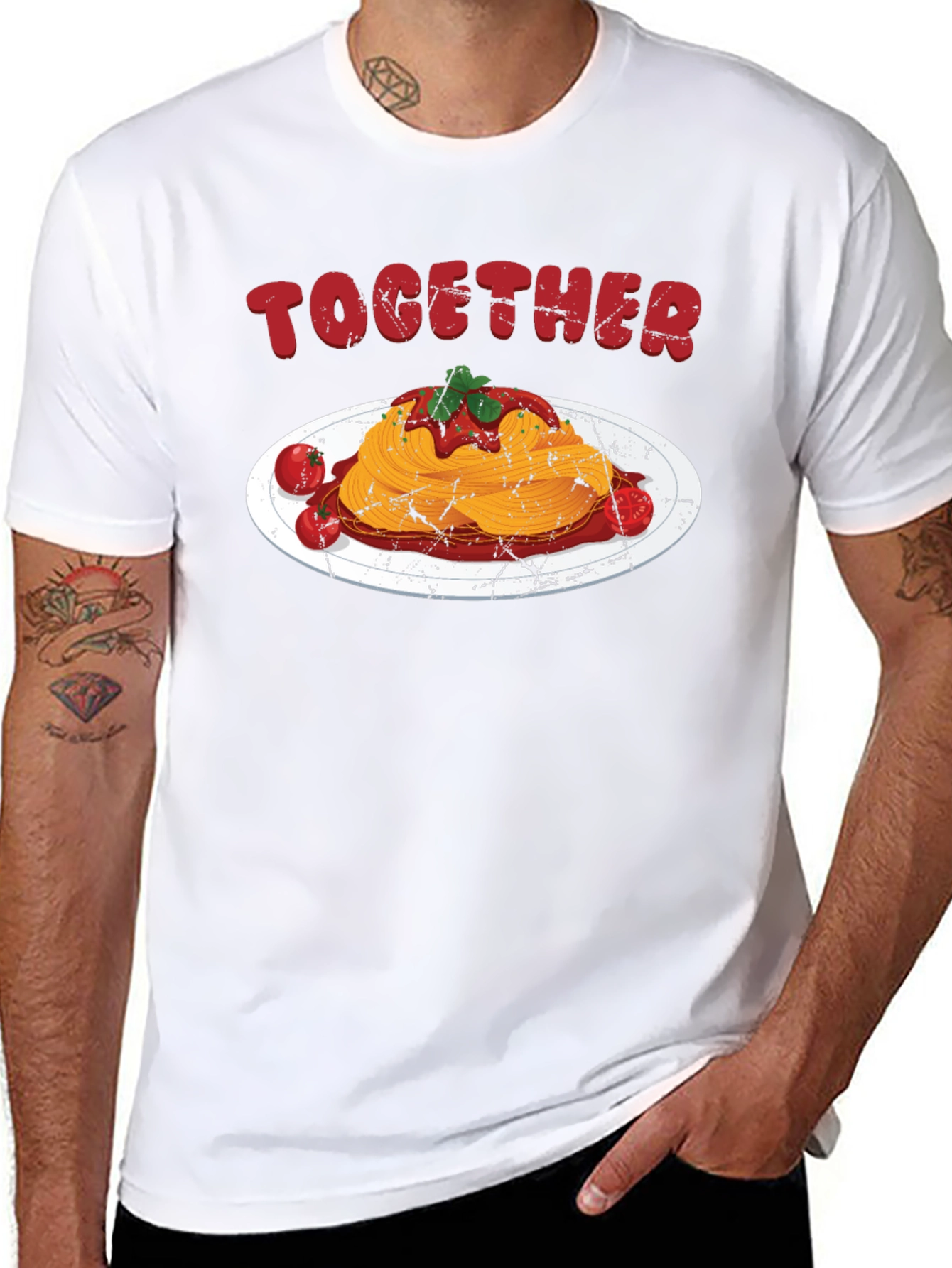 Together Spaghetti Graphic T-Shirt