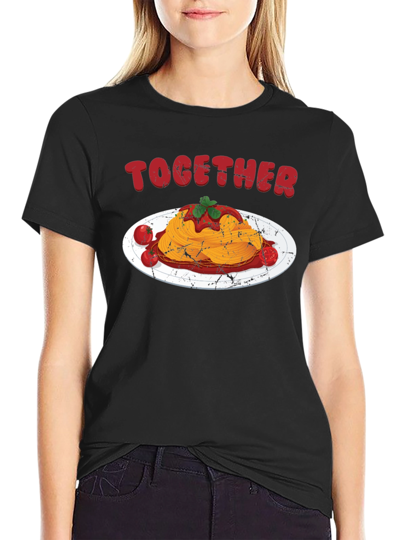Together Spaghetti Graphic T-Shirt