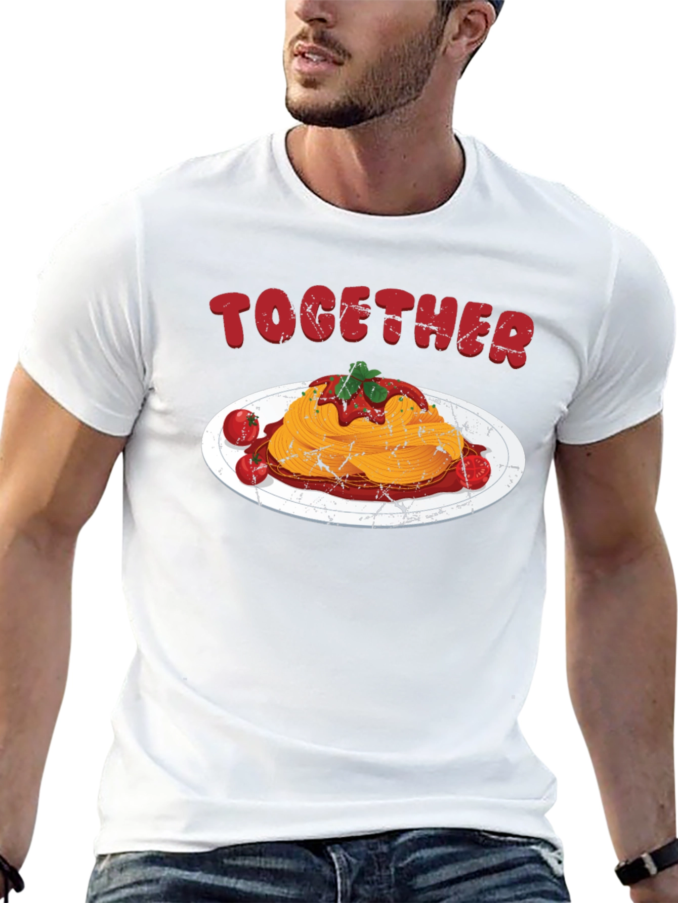 Together Spaghetti Graphic T-Shirt