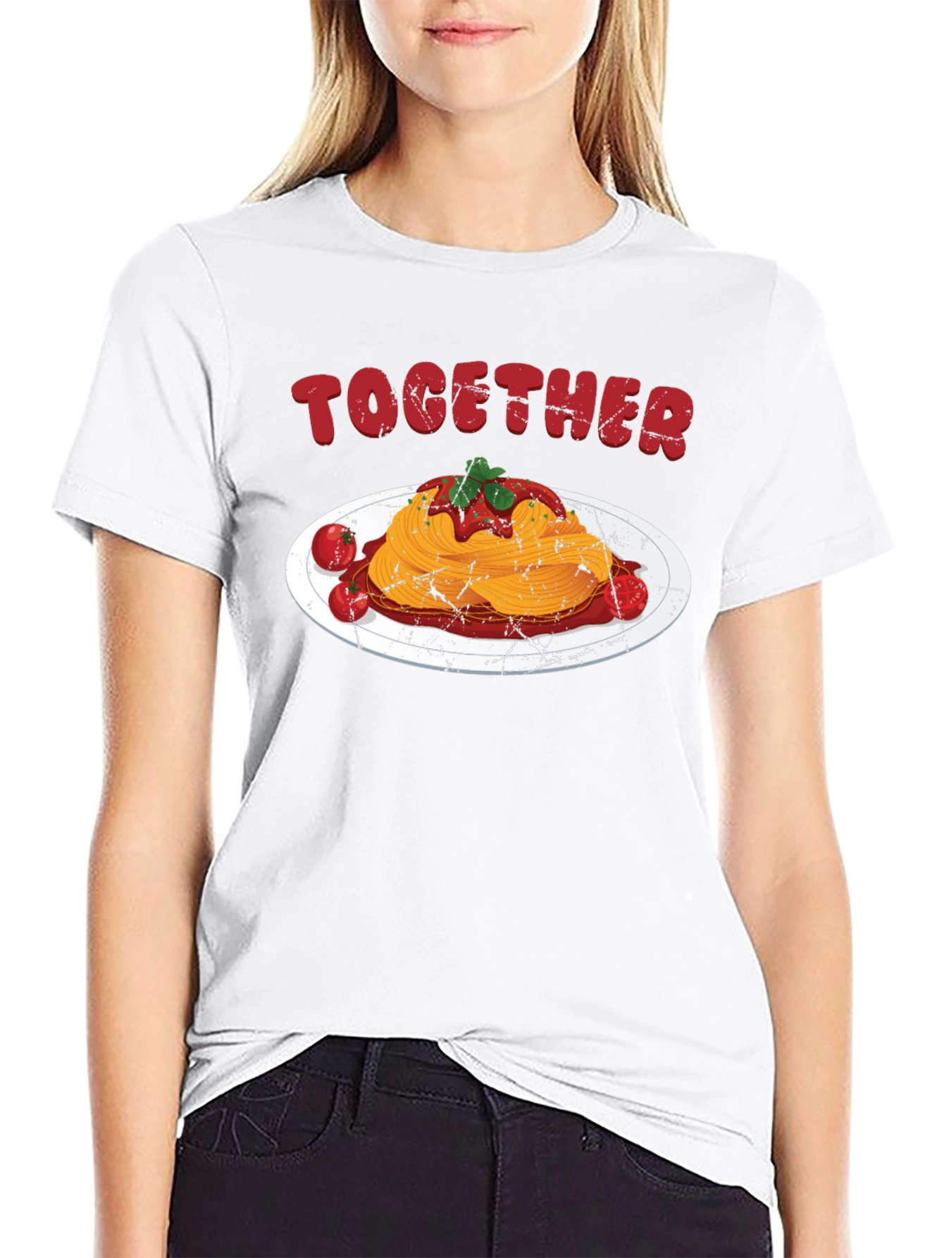 Together Spaghetti Graphic T-Shirt