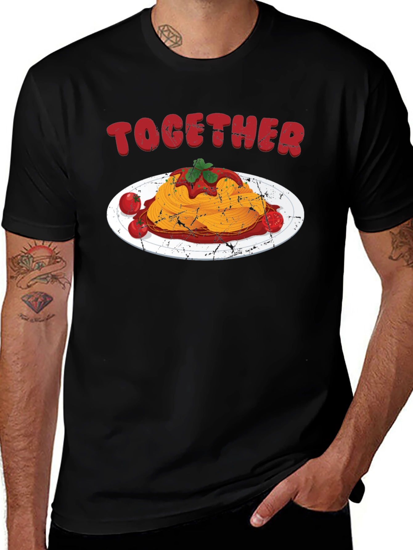 Together Spaghetti Graphic T-Shirt
