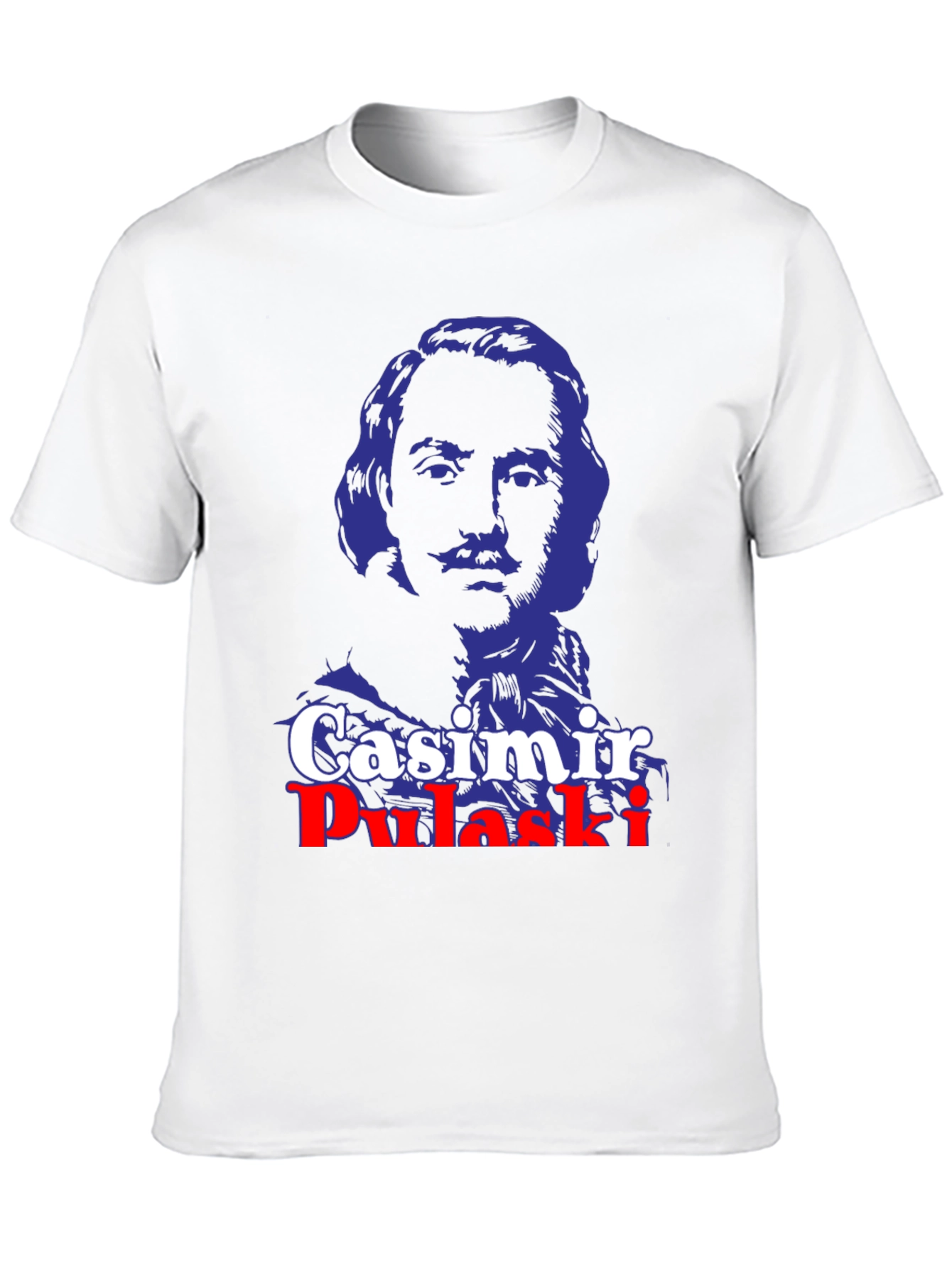 Casimir Pulaski Portrait Graphic Tee - Black