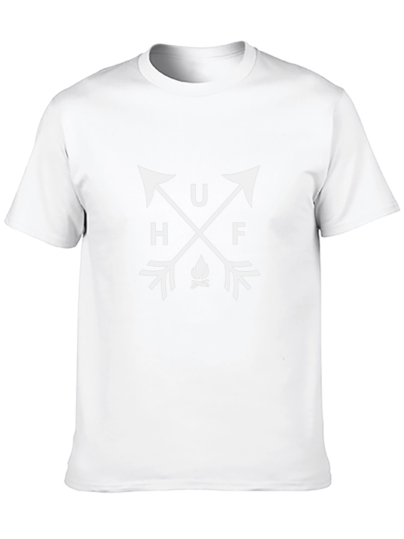 Mens Black HUF Graphic Tee
