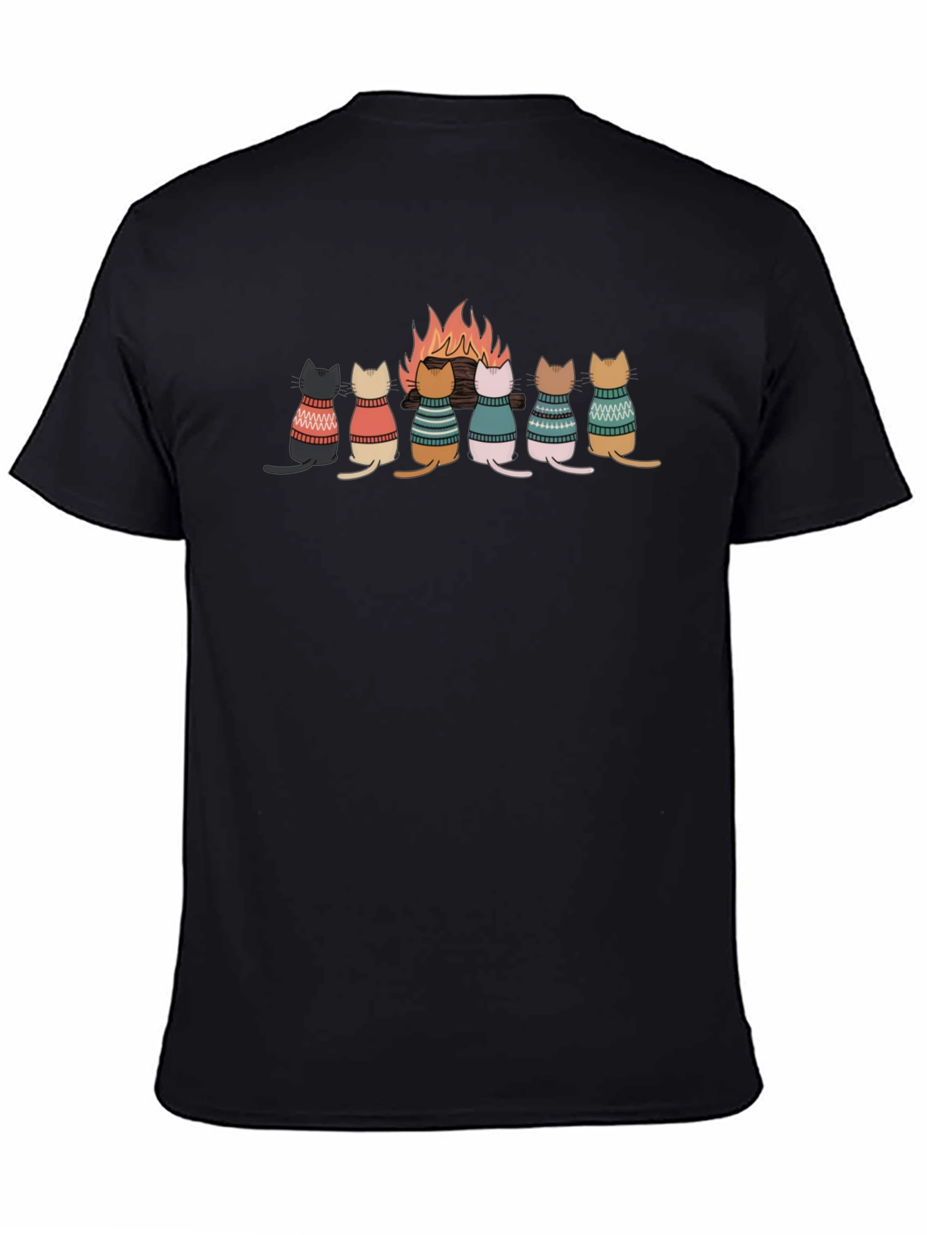 Cats Around Campfire T-Shirt