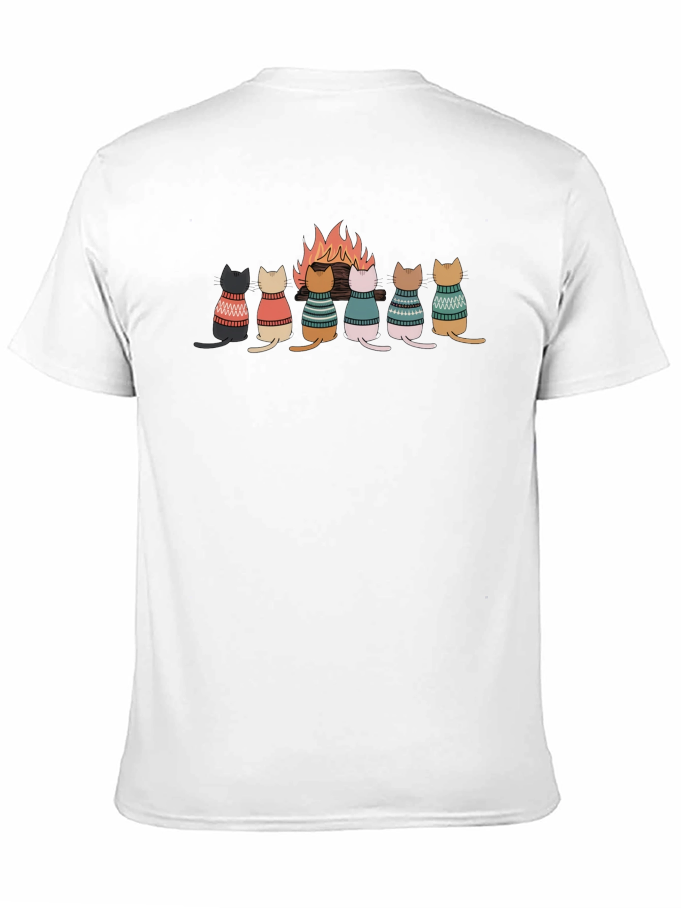 Cats Around Campfire T-Shirt