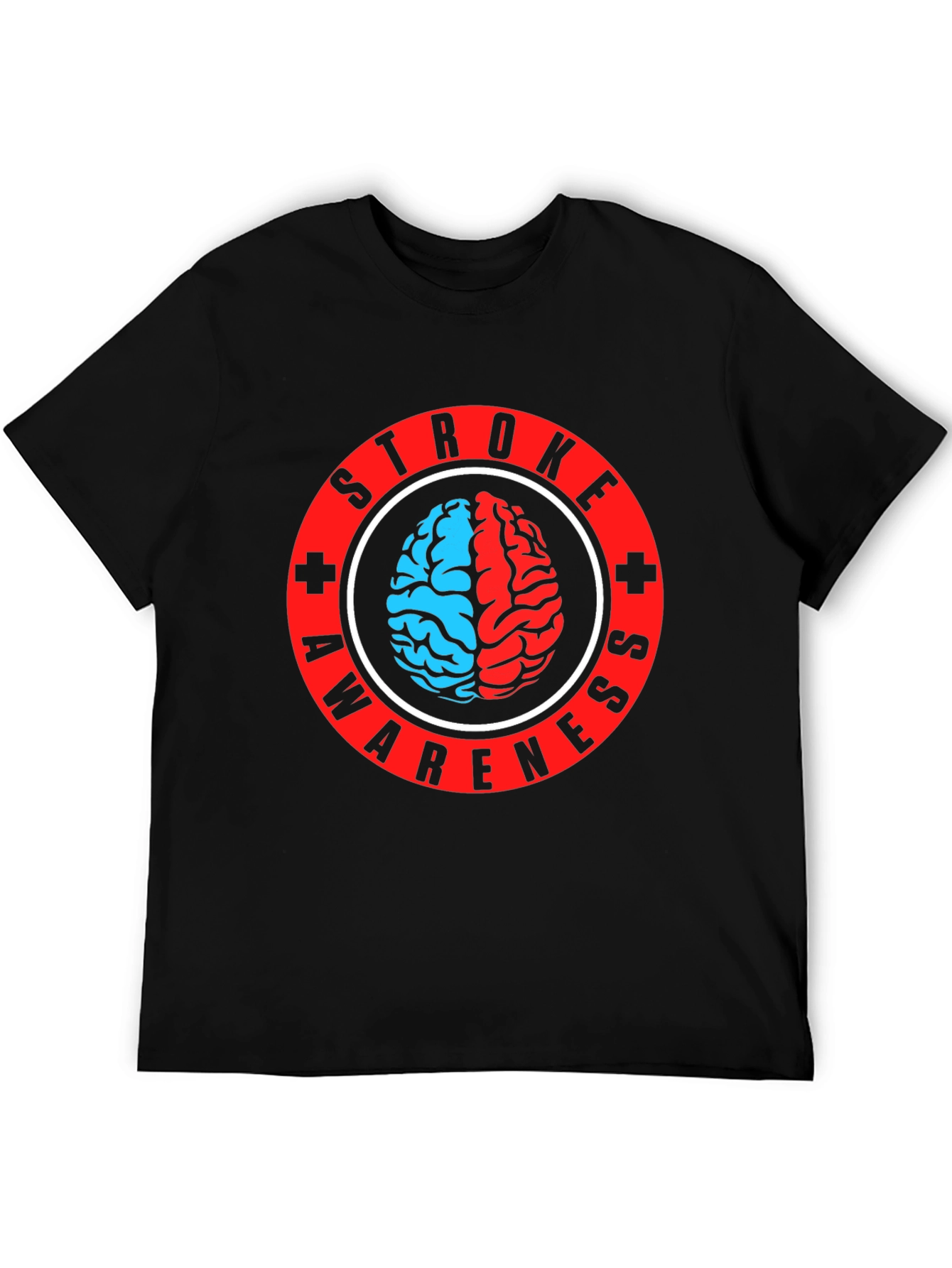 Stroke Awareness T-Shirt - Brain Graphic