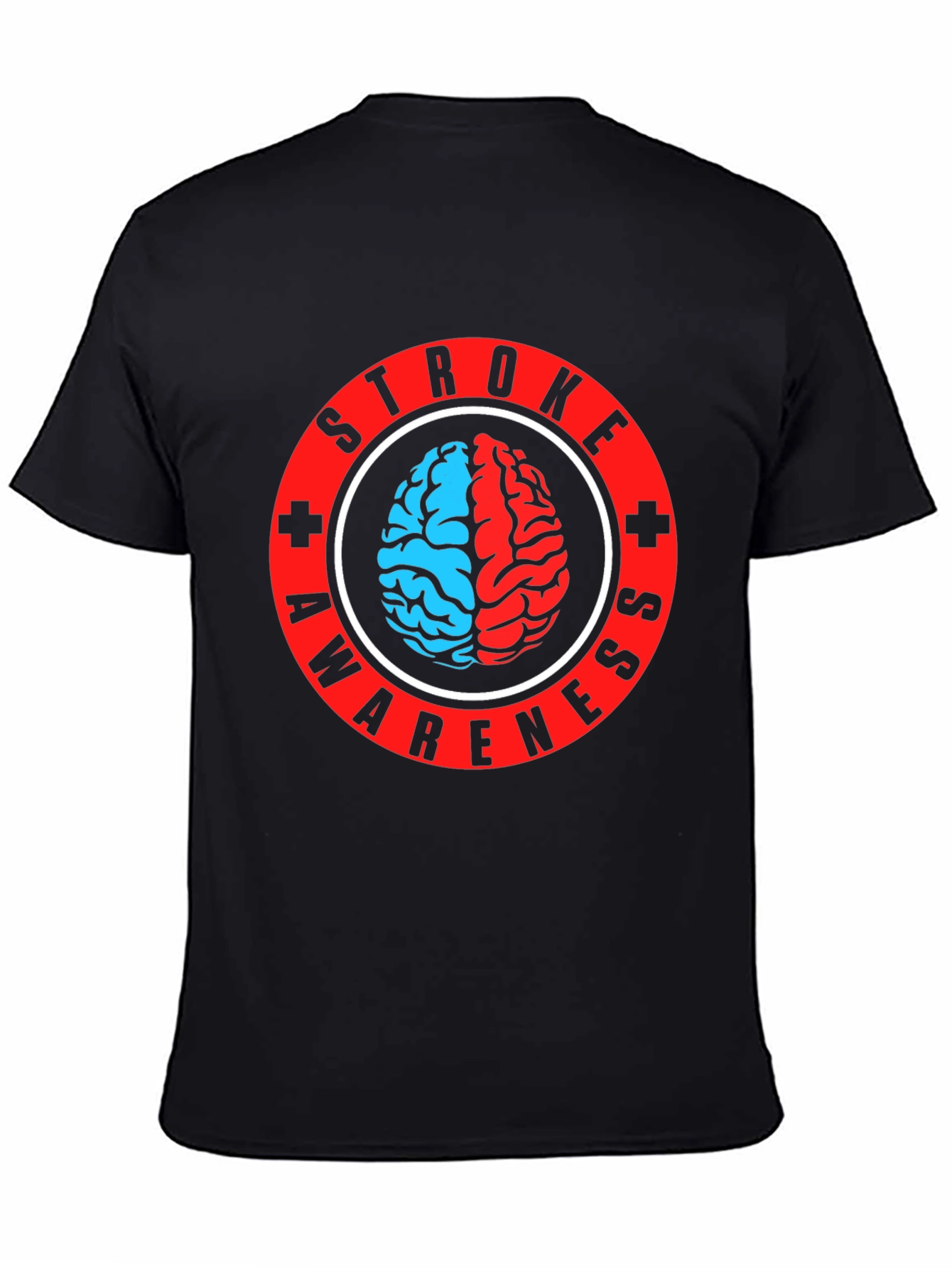 Stroke Awareness T-Shirt - Brain Graphic