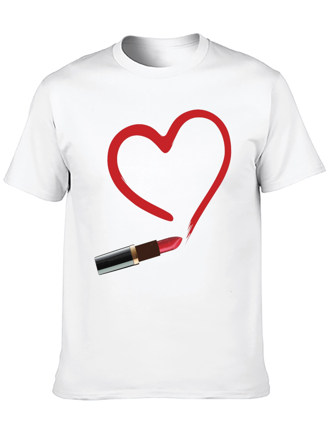 Heart Lipstick Graphic Tee