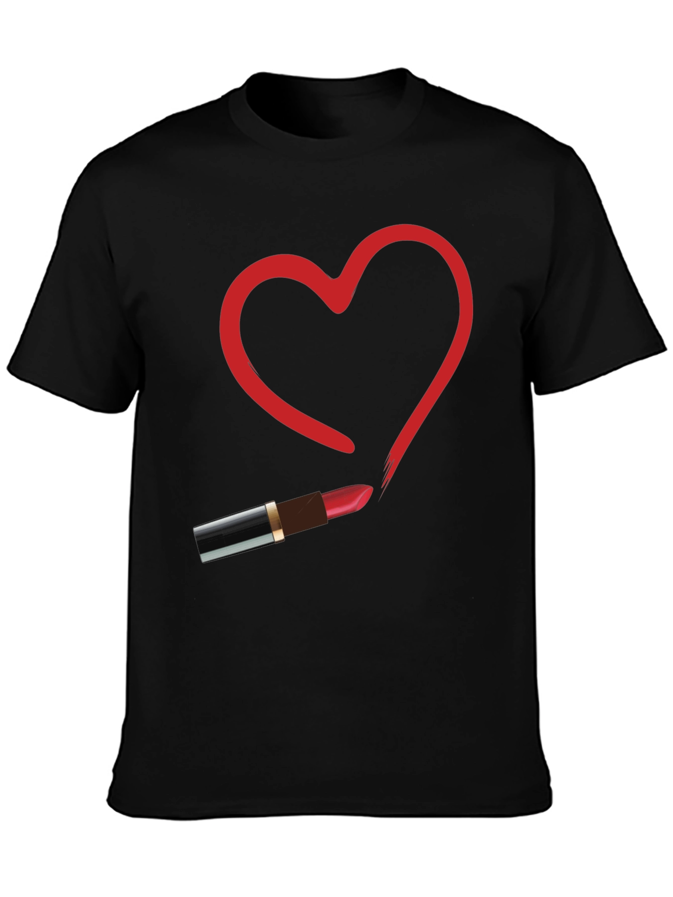Heart Lipstick Graphic Tee