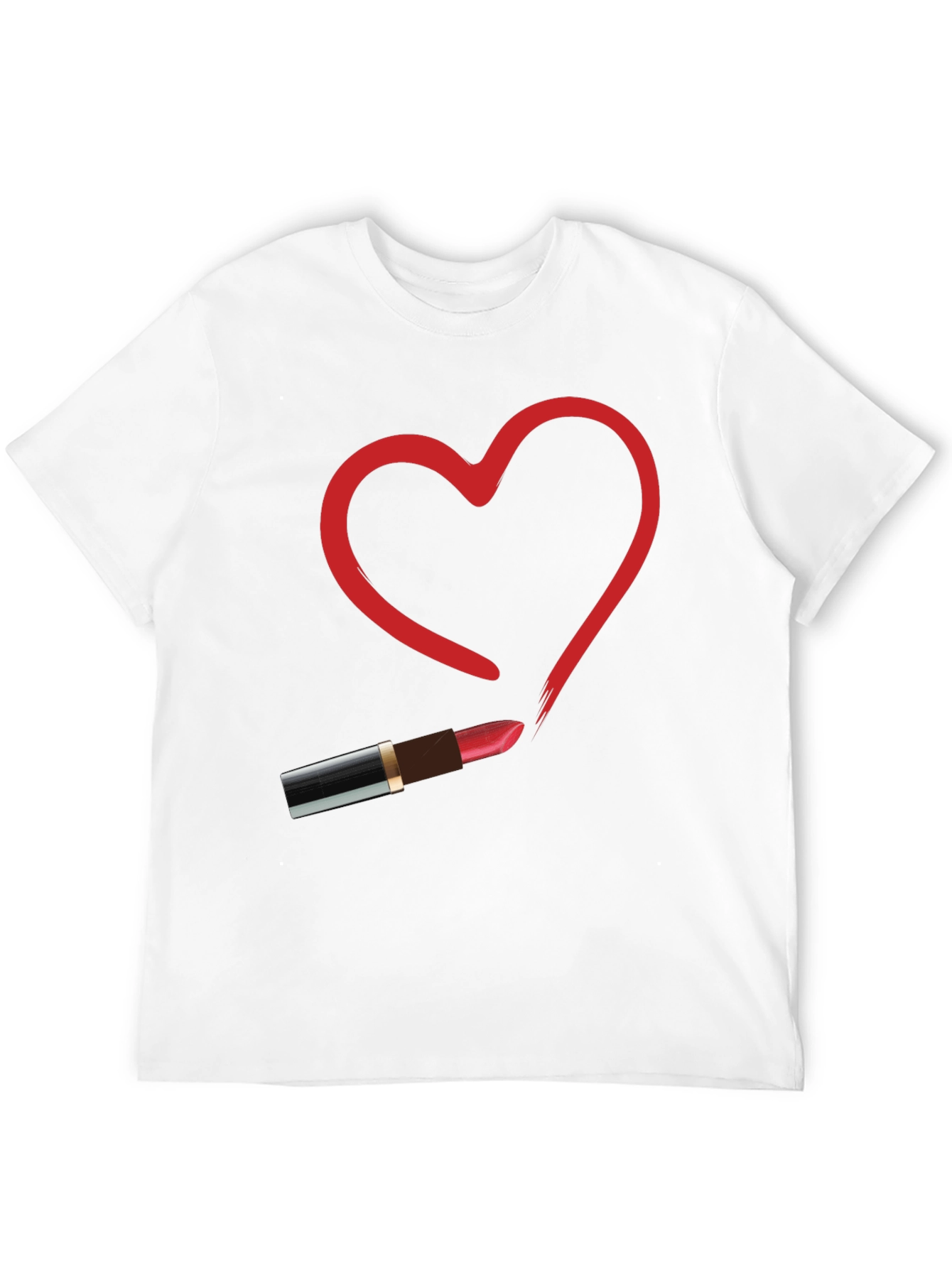Heart Lipstick Graphic Tee