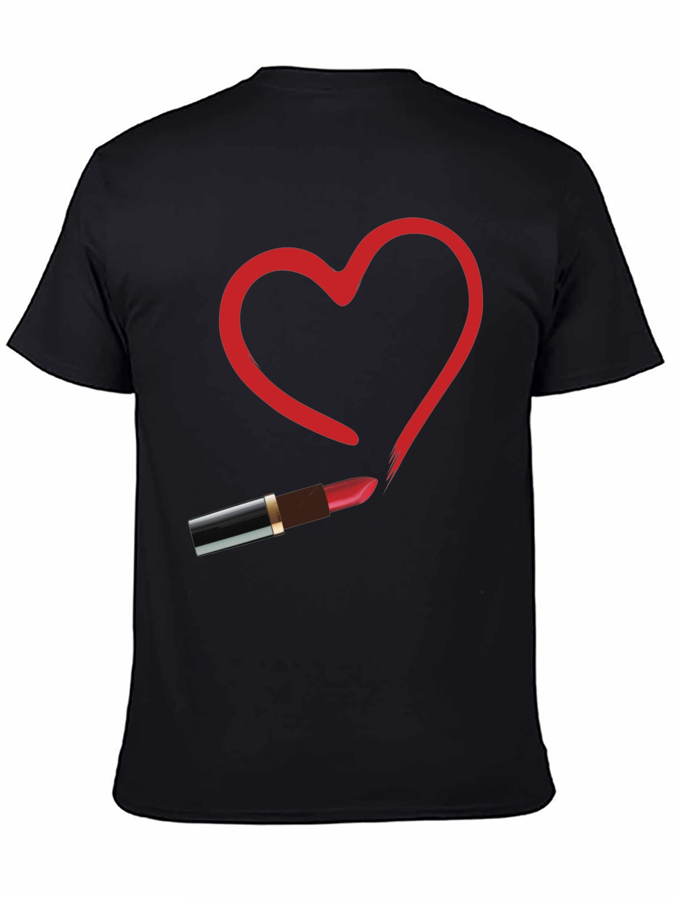 Heart Lipstick Graphic Tee