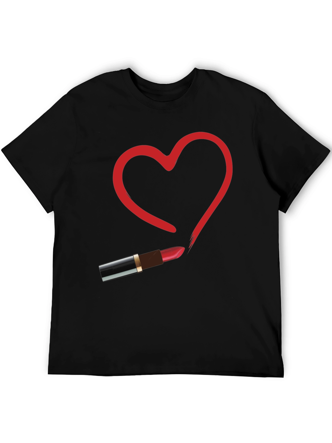 Heart Lipstick Graphic Tee