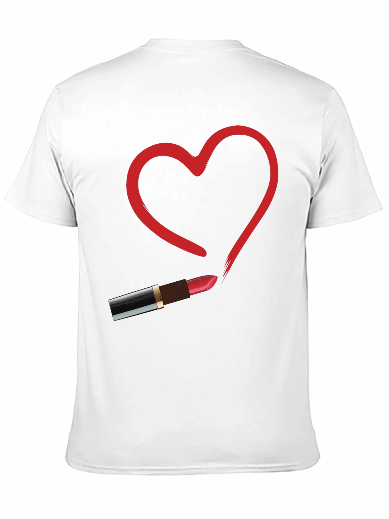 Heart Lipstick Graphic Tee