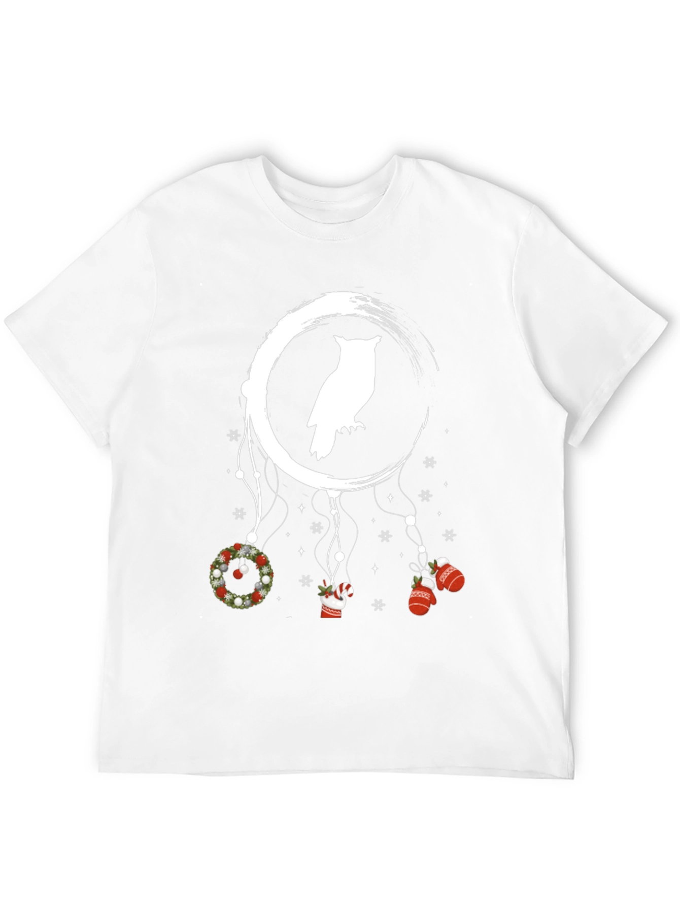 Owl Dreamcatcher Christmas Graphic T-Shirt