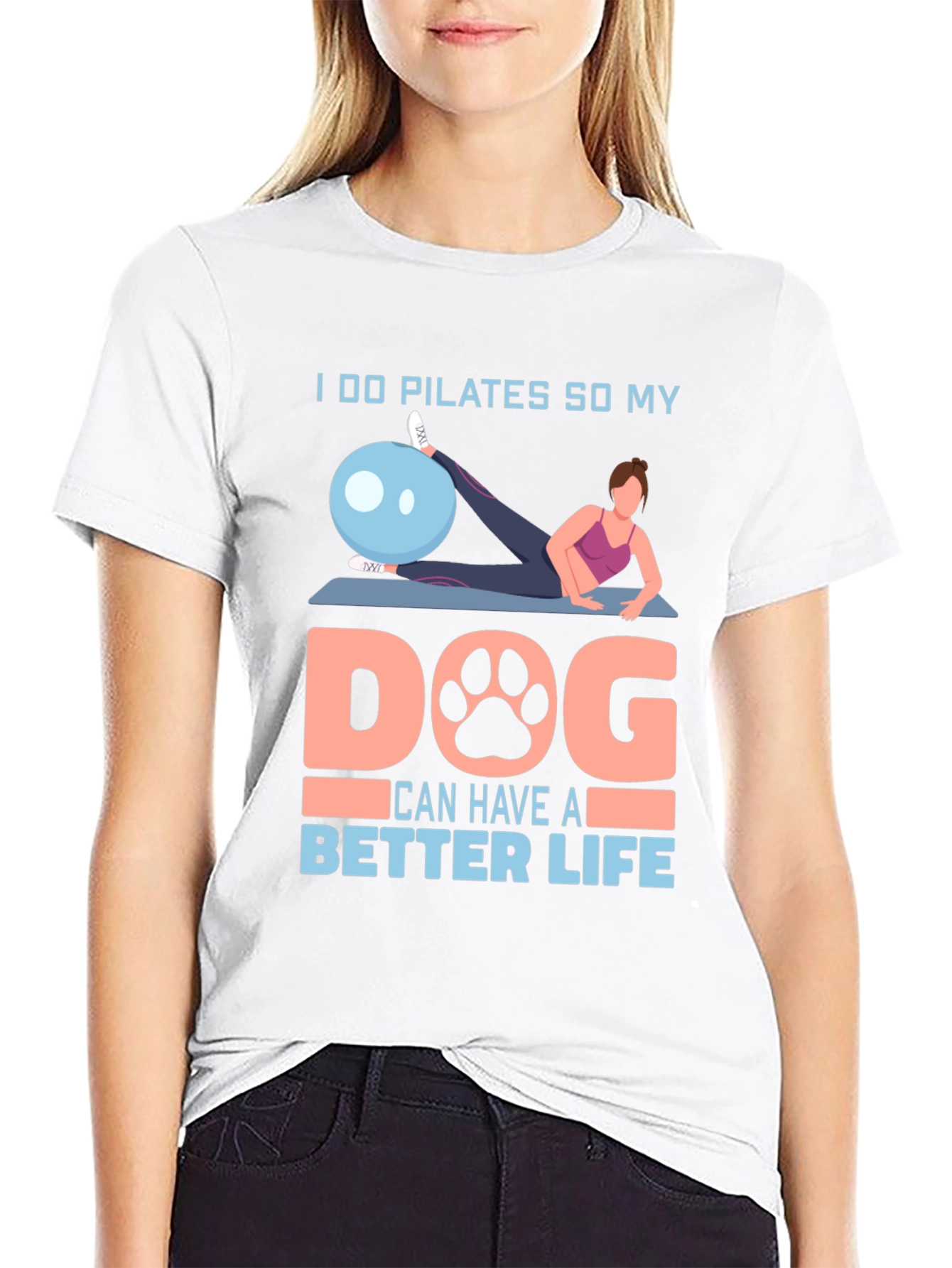 Pilates Dog Lover T-Shirt