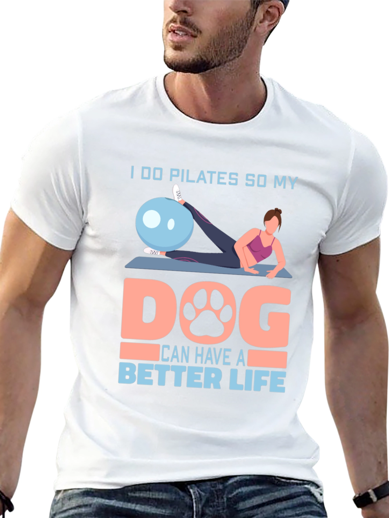 Pilates Dog Lover T-Shirt