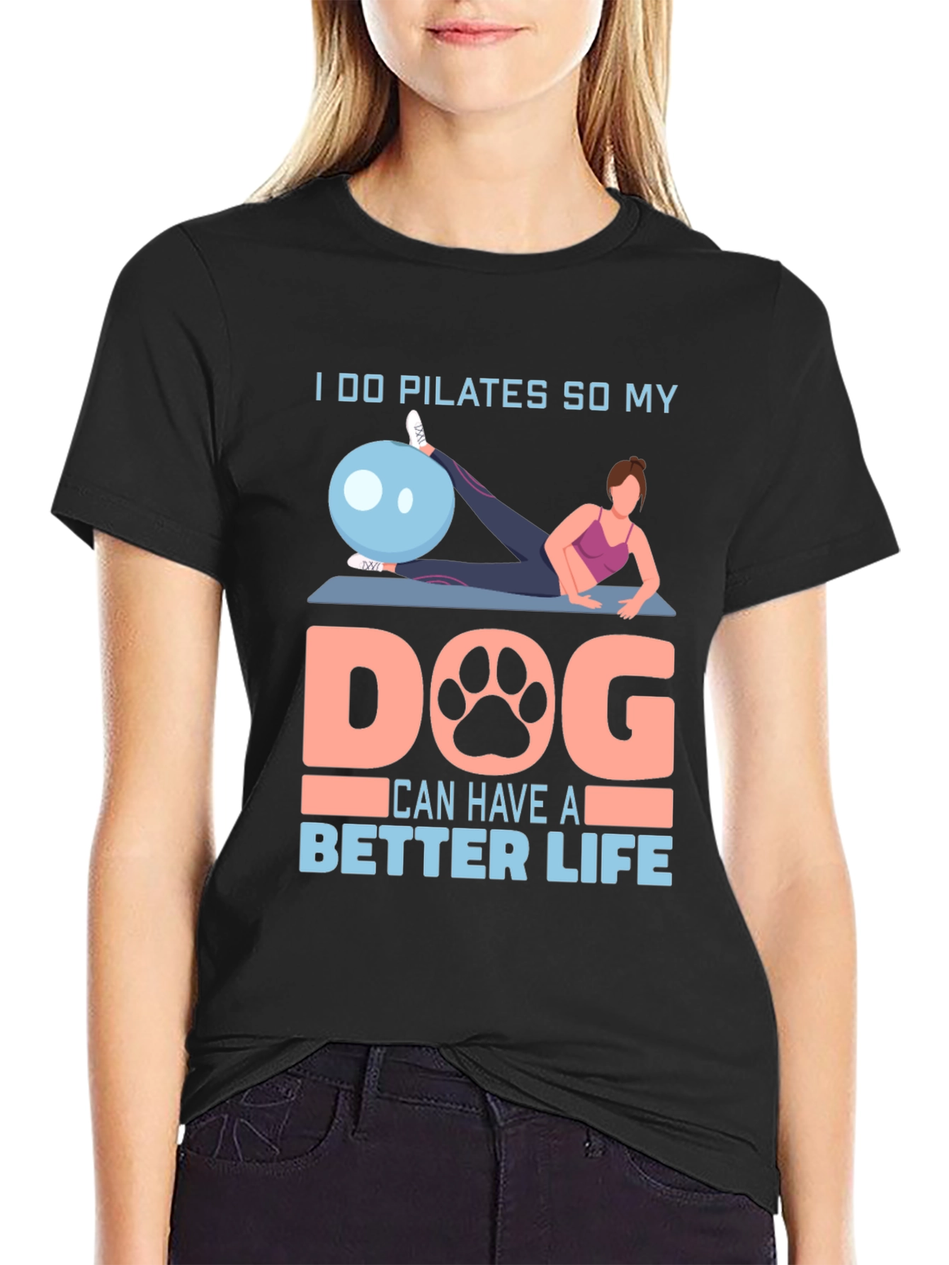 Pilates Dog Lover T-Shirt