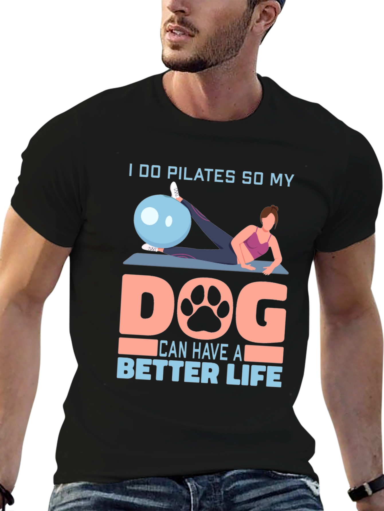 Pilates Dog Lover T-Shirt