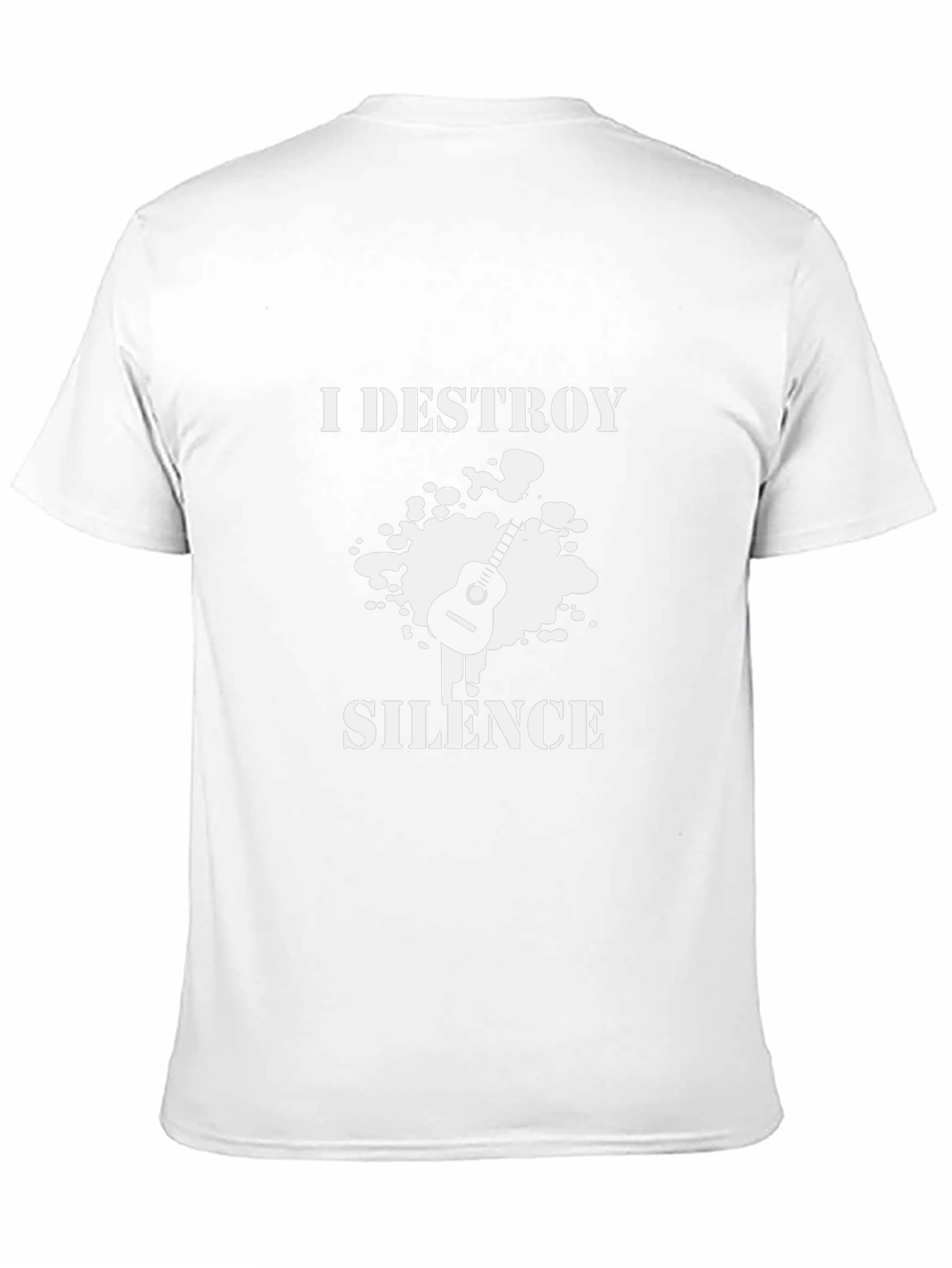 I Destroy Silence Guitar Graphic T-Shirt
