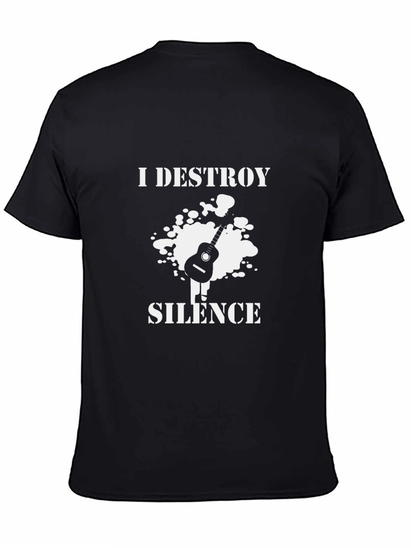 I Destroy Silence Guitar Graphic T-Shirt
