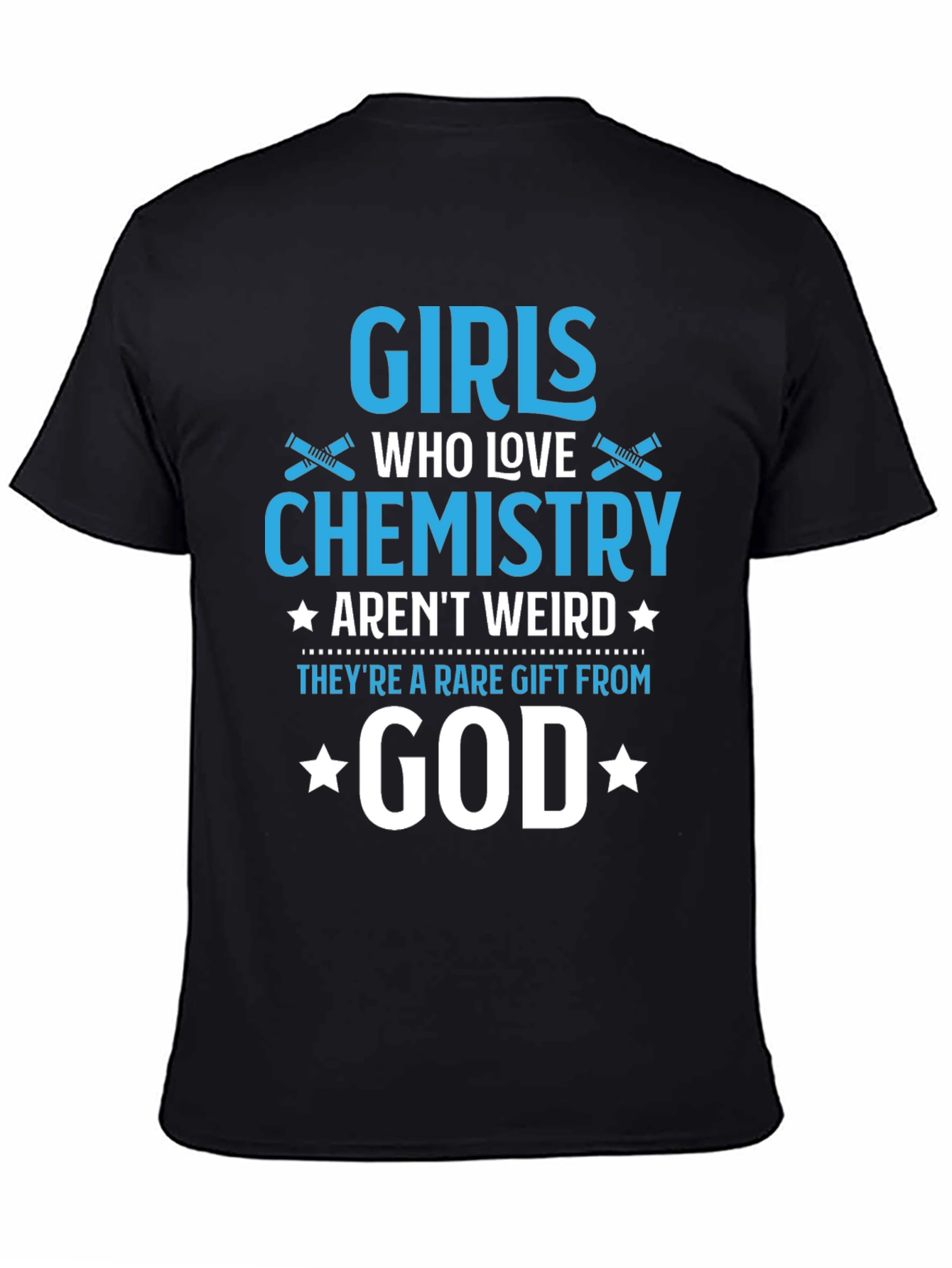 Girls Who Love Chemistry Graphic T-Shirt