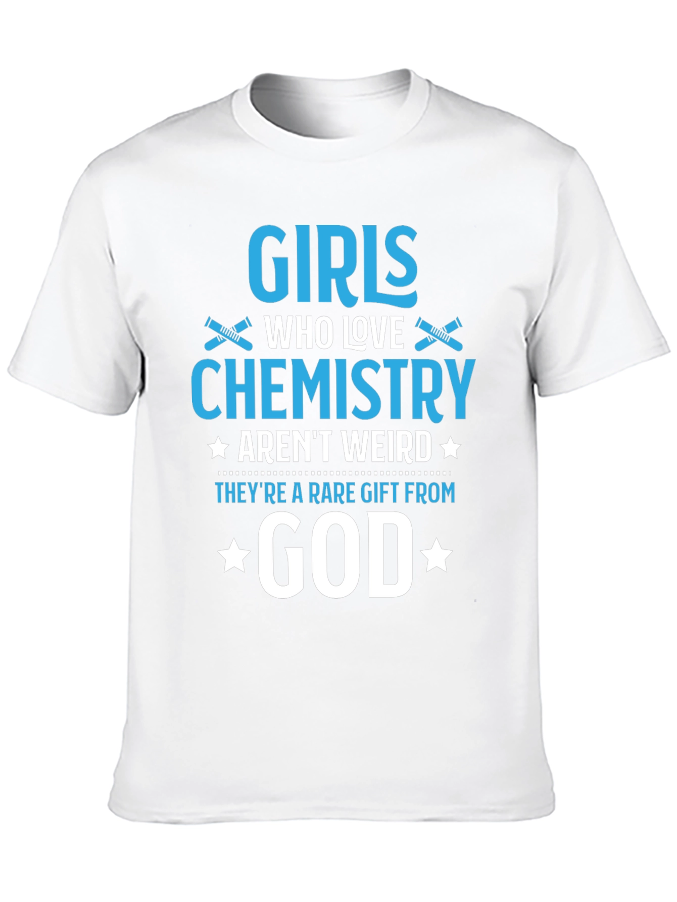 Girls Who Love Chemistry Graphic T-Shirt